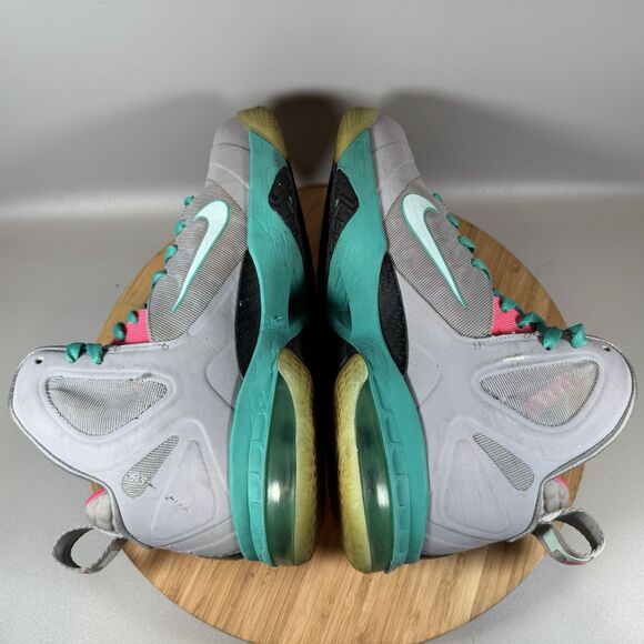 S Nike LeBron 9 P.S. Elite South Beach Men’s Size 9.5 OG‎ 516958-001 Teal Pink main image 8